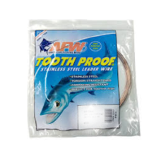 AFW FISH WIRE 05 TOOTH PROOF 20KG 9.2M^
