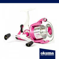 REEL OKUMA B/FEED BARBARIAN PINK-40 3B/B