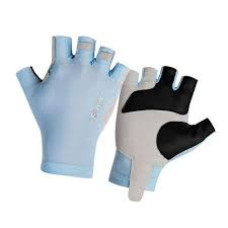 GLOVE BKK HALF FINGER L LIGHT BLUE