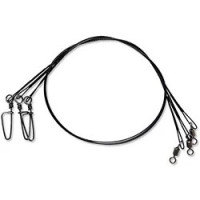 BLACK COATED WIRE LEADER READY 50LB BLACK COATED WIRE LEADER READY 50LB