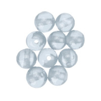 BEAD DAMIKI GLASS CLR 10PP 8MM BEAD DAMIKI GLASS CLR 10PP 8MM