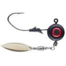JIG HEAD E-CLAW UNDERSPIN 3/8OZ MATT BLK