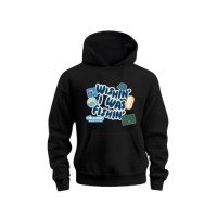 HOODIE FLEECE KIDS OKUMA BLK 11-12YRS