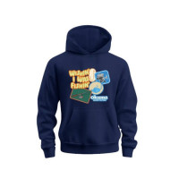 HOODIE FLEECE KIDS OKUMA NAVY 11-12YRS