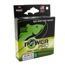 BRAID POWER PRO 20LB 300YDS YELLOW