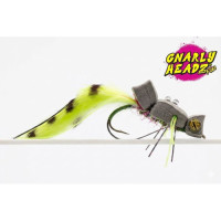 SFF BASS GURGLER BLK/CHART #2/0 1PK