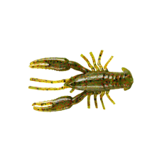 YUM CRAWBUG 2.5' W/MELON RED FLK